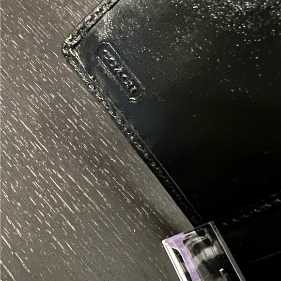 Coach Black Leather Wallet - Picture 5 of 7